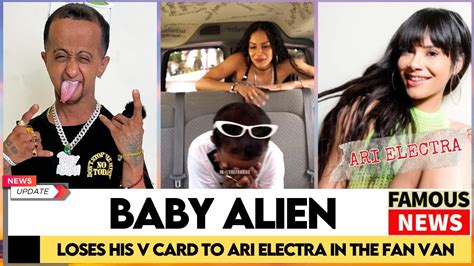 ari alectra and baby alien|Baby Alien goes viral for his reaction to Ari Alectra。